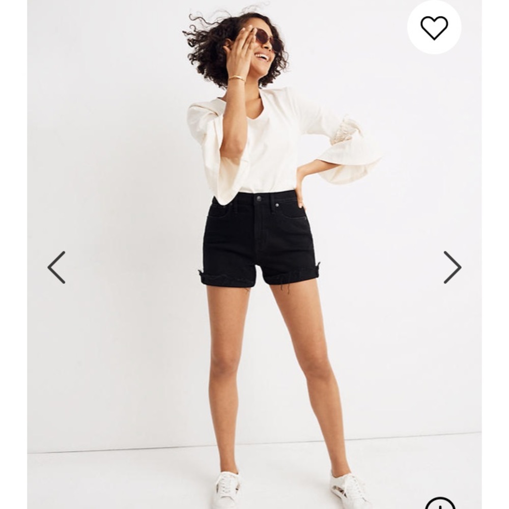 Madewell High waisted shorts!